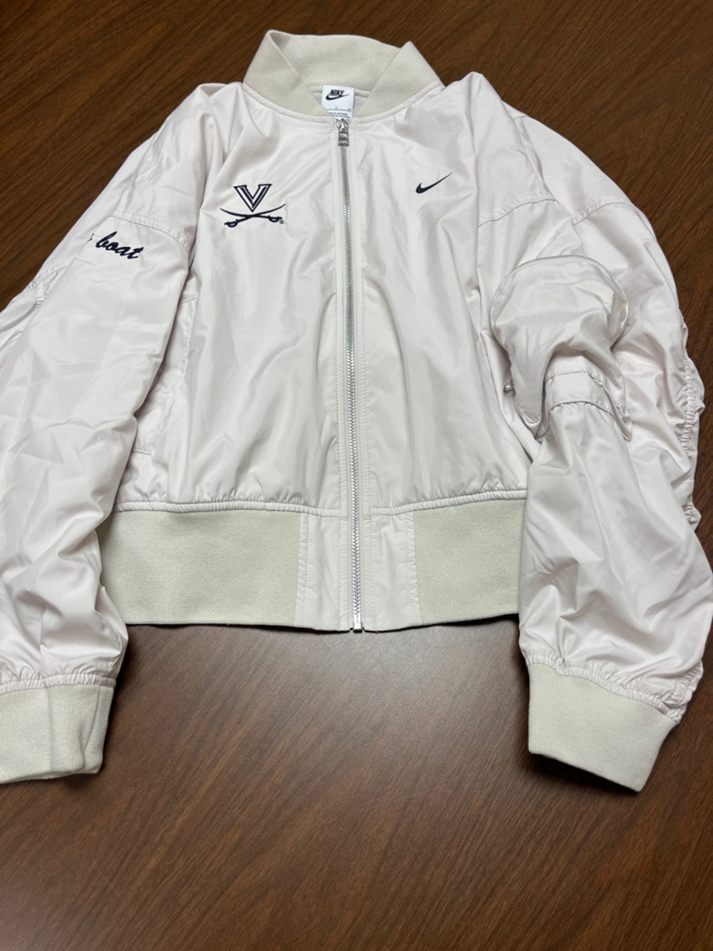 Nike Oversized Virginia Cavaliers Bomber Jacket, size‎ small, new with tags